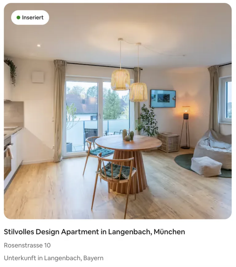 Design-Apartment in Langenbach