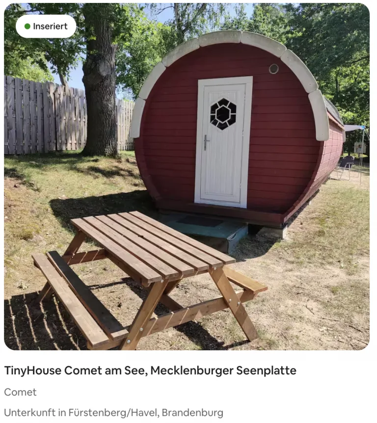 Tiny House Comet am See